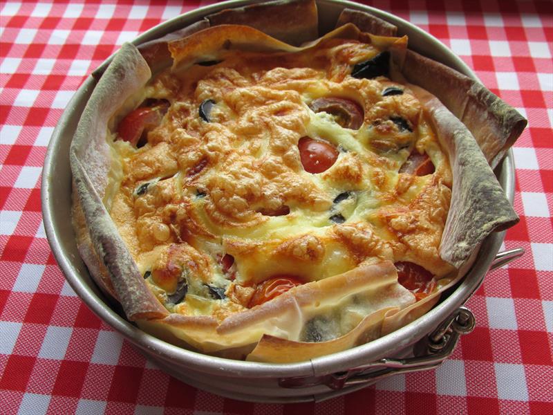 Cherry Tomato Quiche