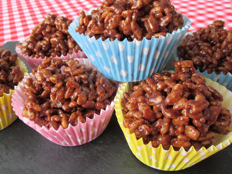 Chocolate rice crispies treats