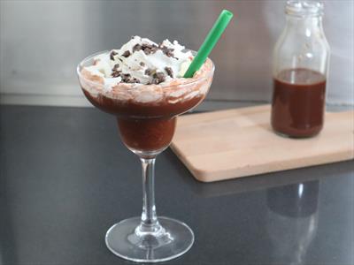 Chocolate vodka martini