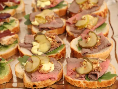Roast Beef Canapés