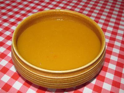Sweet potato lentil soup