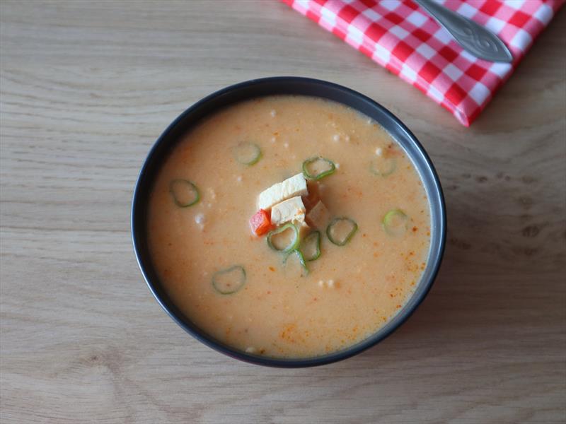 Coconut curry soup